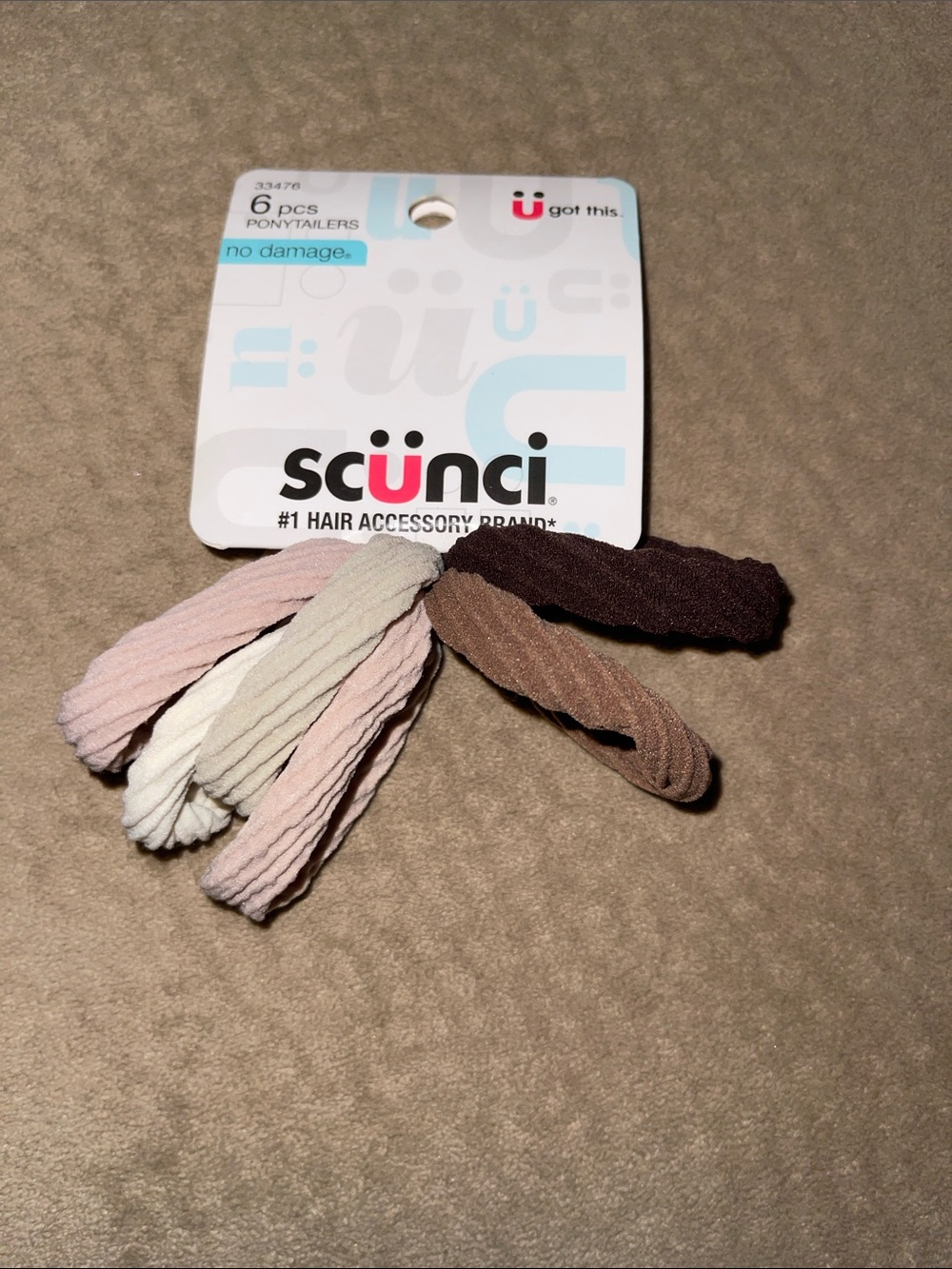 Scunci & Goody & Hue Hair Accessory Set - Purple, Beige, Brown, Tortoise New - Picture 3 of 9